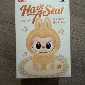 Pop Mart Labubu 'Have A Seat' Plush Toy